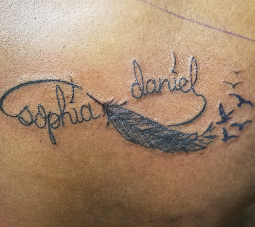 Explore shoe tattoo ideas, creative tattoo ideas in Bensalem, available at Art Machine Productions