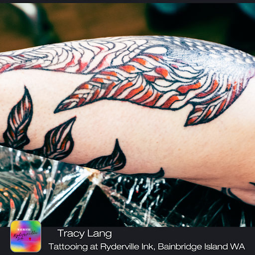 Explore red tattoo ideas women, creative tattoo ideas in Bainbridge Island, available at Ryderville Ink Tattoos & Fine Art