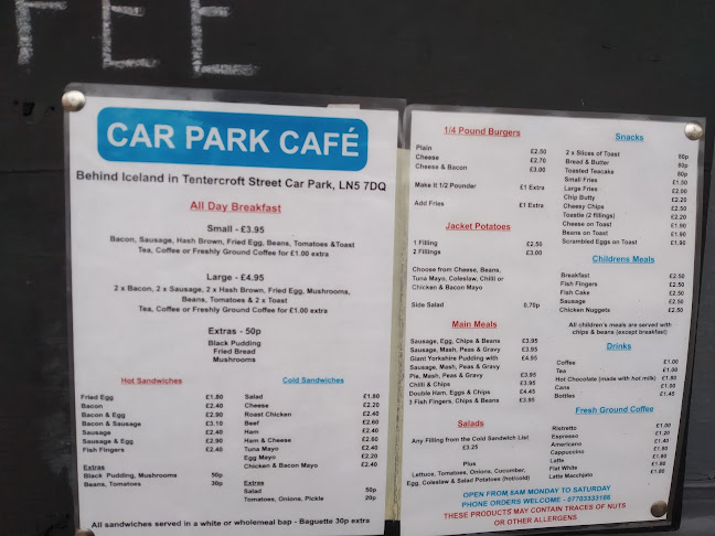 Comments and reviews of Car Park Cafe