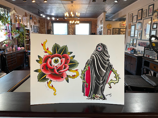 Explore wisconsin tattoo ideas, creative tattoo ideas in Kansas City, available at Golden Stag Tattoo and Gallery
