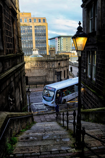 The Stairs Leading to Bridge Street