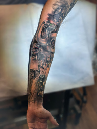 Explore small flash tattoo ideas, creative tattoo ideas in Stowe, available at World Famous Monkey House Customs