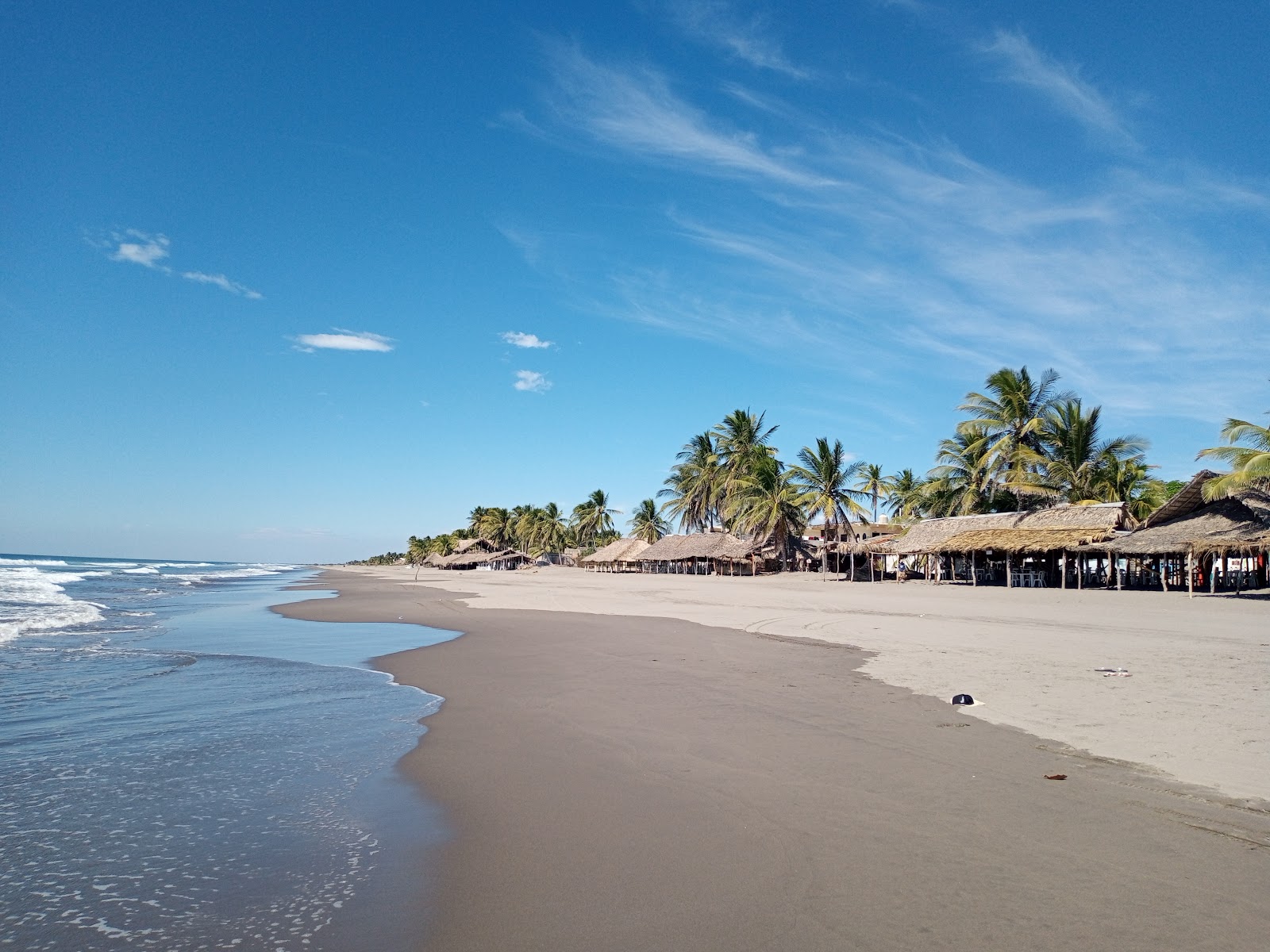 Foto von Boca Del Cielo beach mit grauer sand Oberfläche