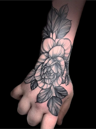 Explore west coast tattoo ideas, creative tattoo ideas in Johnson City, available at Gold Cross Tattoo Co.