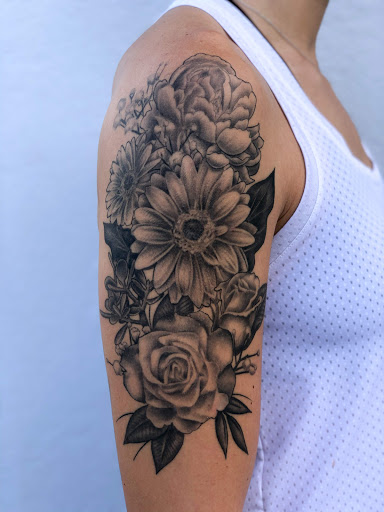 Explore viking ship tattoo ideas, creative tattoo ideas in Saint Petersburg, available at Foolish Pride Tattoo Co.