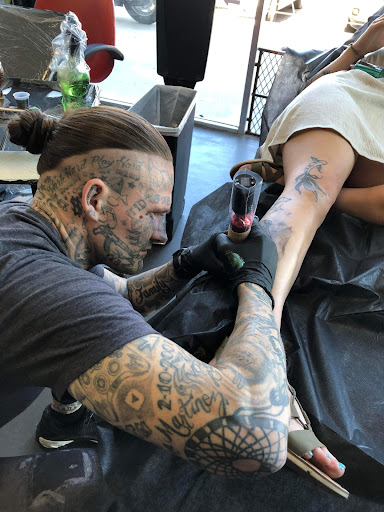 Explore back of the leg tattoo ideas, creative tattoo ideas in Twin Falls, available at Twin City Tattoo Company