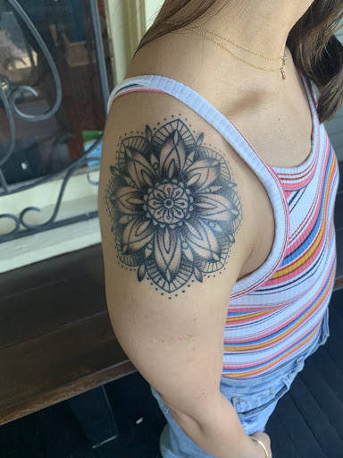 Explore stick poke tattoo ideas, creative tattoo ideas in Houston, available at Houston Heights Tattoo & Piercing