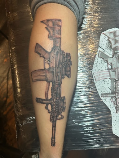 Explore k tattoo ideas, creative tattoo ideas in Roanoke, available at RailYard INK