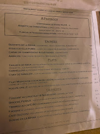 Menu / carte de Chez Minnà à Paris