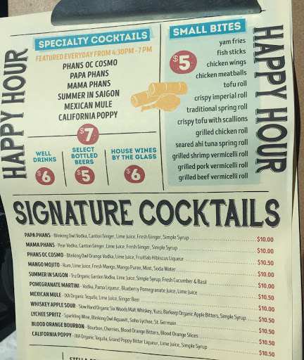 Vietnamese Restaurant «Phans55 Vietnamese Bistro and Bar», reviews and photos, 1981 Sunny Crest Dr #100, Fullerton, CA 92835, USA
