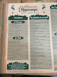 Menu du L'Hippocampe à Saint-Pair-sur-Mer