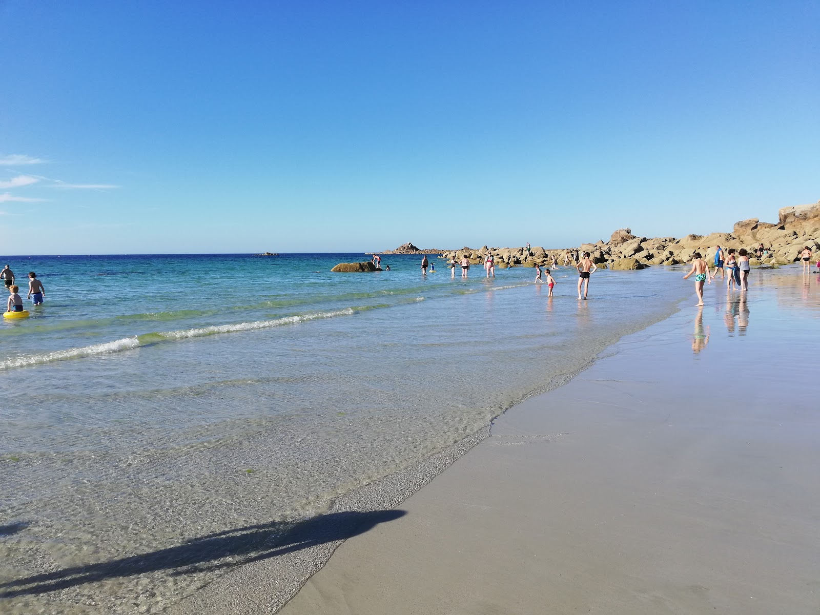 Fotografija Plage de Trestel z modra čista voda površino