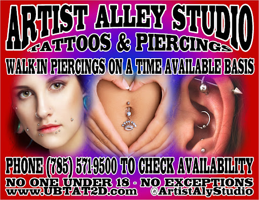 Explore angel number tattoo ideas, creative tattoo ideas in Topeka, available at Artist Alley Studio Tattoos & Piercings