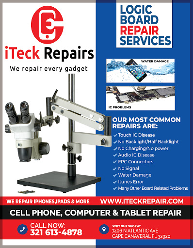 Cell Phone Store «iteck repair», reviews and photos, 7406 N Atlantic Ave, Cape Canaveral, FL 32920, USA