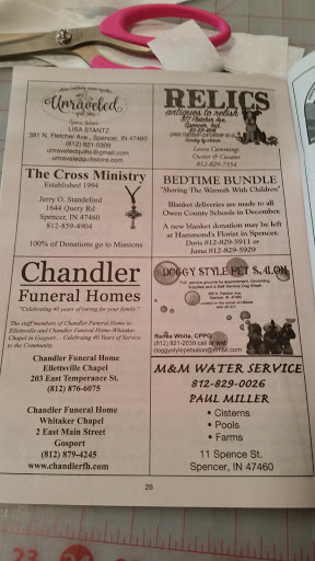 Quilt Shop «Unraveled Quilt Store», reviews and photos, 381 Fletcher Ave, Spencer, IN 47460, USA