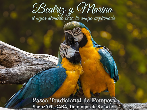 Beatriz y Azul Marina en Paseo Tradicional Pompeya (ex Feria de los Pájaros de Pompeya)