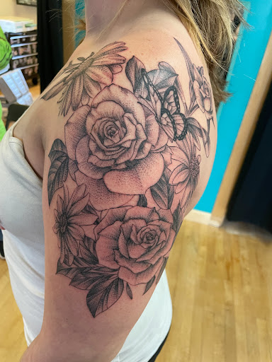 Explore letter j tattoo ideas, creative tattoo ideas in Hayward, available at Three Tentacles Tattoo Studio