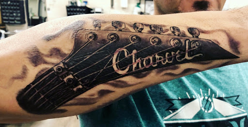 Explore tattoos on the thigh ideas, creative tattoo ideas in Anchorage, available at Unique Ink AK