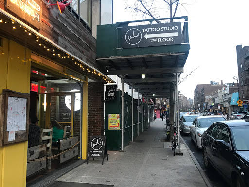 Explore religious sleeve tattoo ideas, creative tattoo ideas in Forest Hills, available at Yant Studio