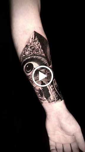 Explore ovarian cancer tattoo ideas, creative tattoo ideas in Norcross, available at Brotherhood Tattoo