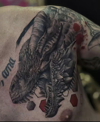 Explore arm shoulder tattoo ideas, creative tattoo ideas in Valdosta, available at Acid Ink Tattoos