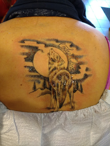 Explore jeep tattoo ideas, creative tattoo ideas in Amarillo, available at Music Box Body Art Studio