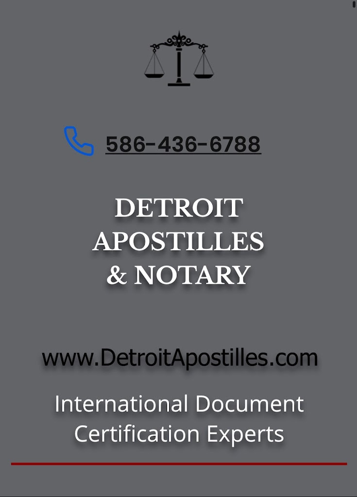 Detroit Apostilles & Notary 48310