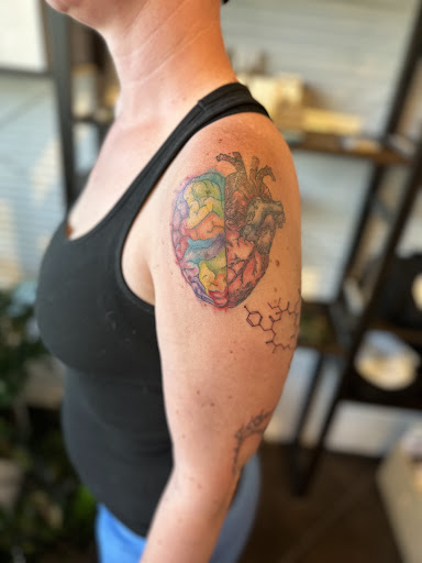 Explore swallow tattoo ideas, creative tattoo ideas in Omaha, available at Caffeinated Caterpillar Tattoo Spa