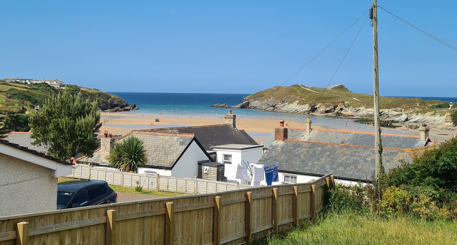 Foto di Spiaggia di Porth - buon posto amico degli animali domestici per le vacanze