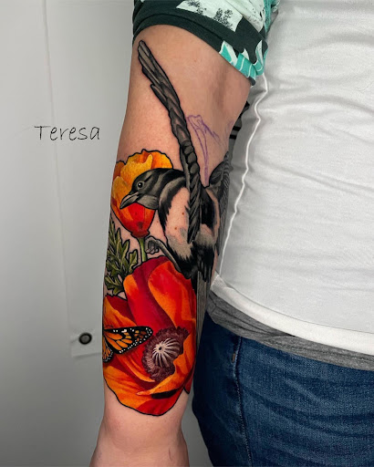 Explore full arm tattoo ideas, creative tattoo ideas in Sanford, available at Venom Ink Tattoo