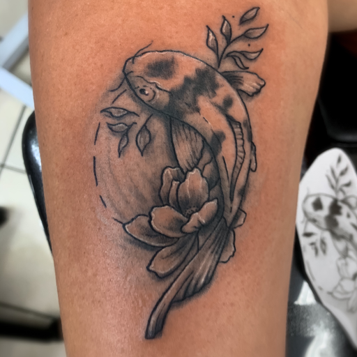 Explore good omens tattoo ideas, creative tattoo ideas in Myrtle Beach, available at Myrtle Beach Ink