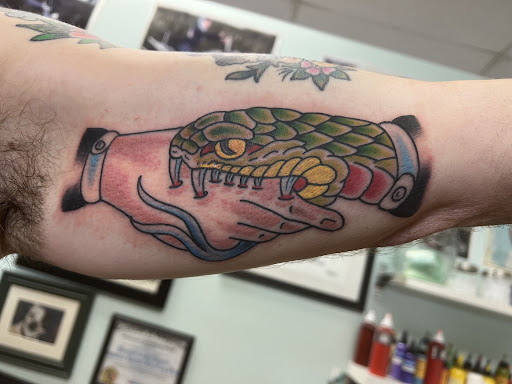 Explore rolling stones tattoo ideas, creative tattoo ideas in Northridge, available at Kathouse Inc. Tattoo