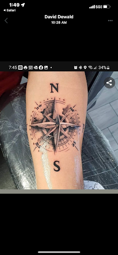 Explore mens thigh tattoo ideas, creative tattoo ideas in Orange Park, available at Big City Tattoo and Piercing