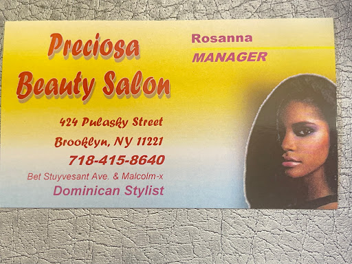 Beauty Salon «Preciosa Beauty Salon», reviews and photos, 424 Pulaski St # 1, Brooklyn, NY 11221, USA
