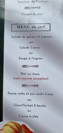 Brasserie Café Lucien à Carcassonne menu