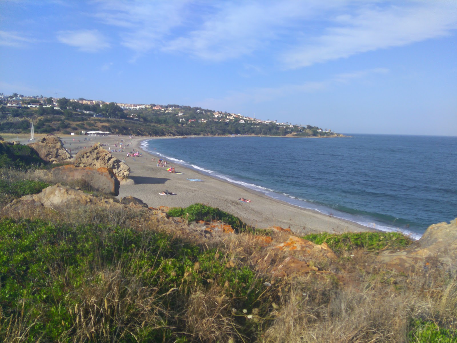 Foto af Playa de Cala Sardina med turkis rent vand overflade