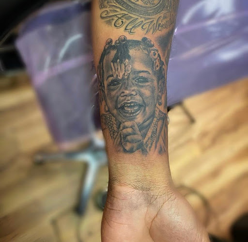 Explore tattoo ideas for men neck, creative tattoo ideas in Syracuse, available at Cordero Collective Tattoos