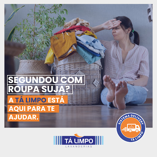 Logo da empresa - Lavanderia Tá Limpo