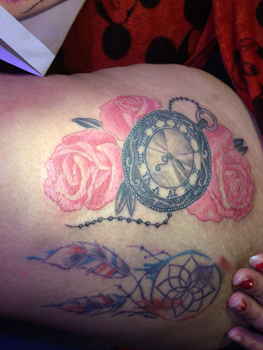Explore moon tattoo ideas for men, creative tattoo ideas in Houston, available at Ink Love Tattoos