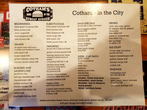 Hamburger Restaurant «Cothams In the City», reviews and photos