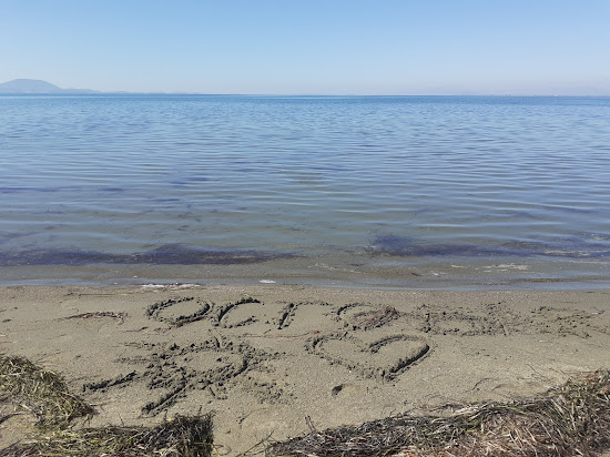 Spring beach