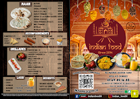 Menu / carte de Indian Food à Ris-Orangis
