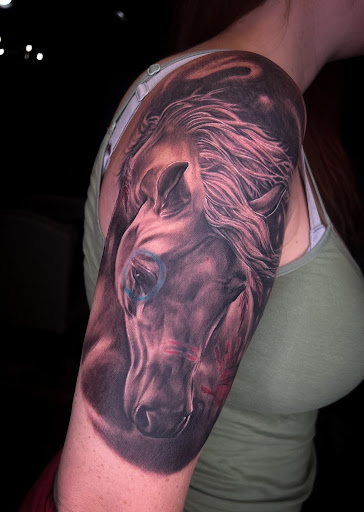 Explore emily tattoo ideas, creative tattoo ideas in Fairmont, available at Heretic Ink