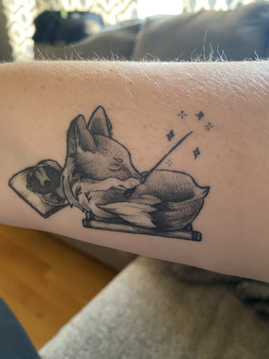 Explore piglet tattoo ideas, creative tattoo ideas in Davenport, available at Fine Ink Studios Tattoos