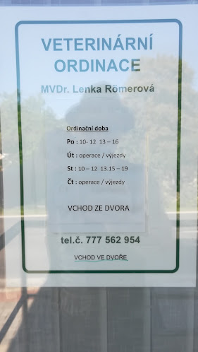 Recenze na Veterinární ordinace MVDr. Lenka Römerová v Olomouc - Veterinář