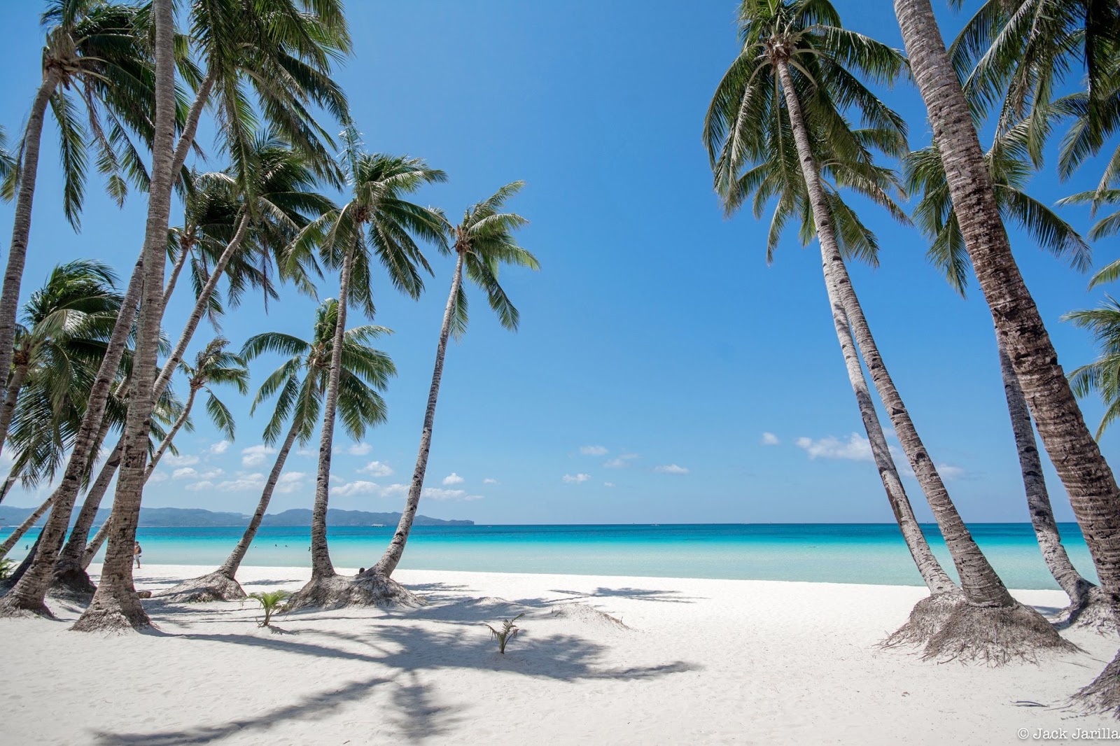 Foto af Hvid Strand med turkis rent vand overflade