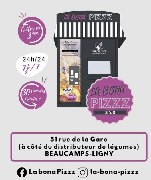 La Bona Pizzz - Automate à Beaucamps-Ligny