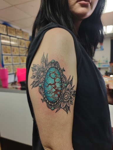 Explore side tattoo ideas for females, creative tattoo ideas in Lubbock, available at Sinners & Saints Art Company