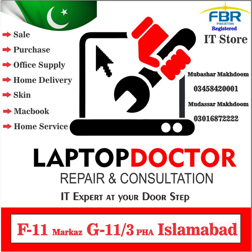 Laptop Repairing Store Islamabad