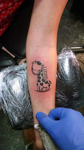 Explore funny friend tattoo ideas, creative tattoo ideas in Spartanburg, available at The Gallery Tattoo Shop Spartanburg